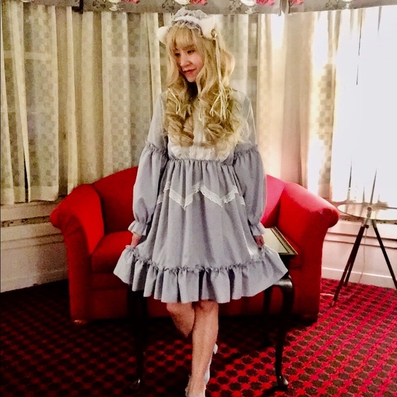 NEW Sweet Harajuku Lolita Dress - Picture 4 of 12